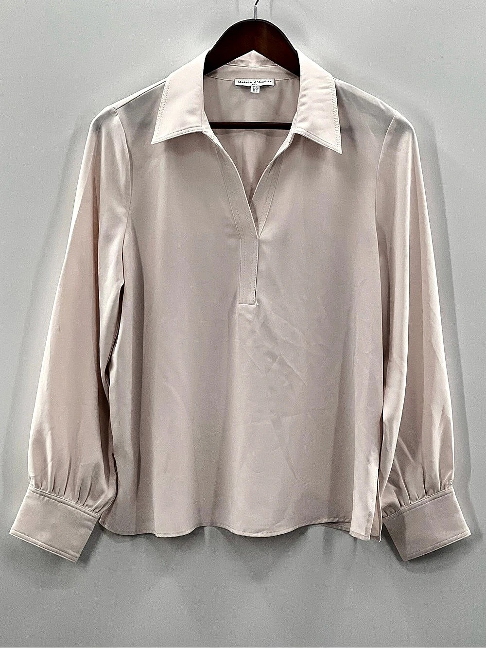 579 Maison d’Amélie Blouse in light blush Size Medium